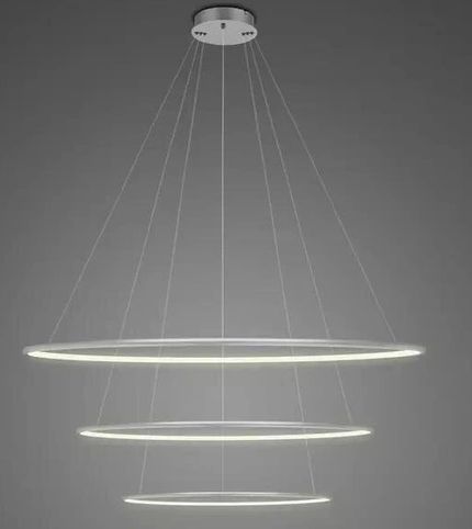 Altavola Design Led Shape lampe suspendue 1x106 W argenté LA075/P_80_in_3k_silver_Dali