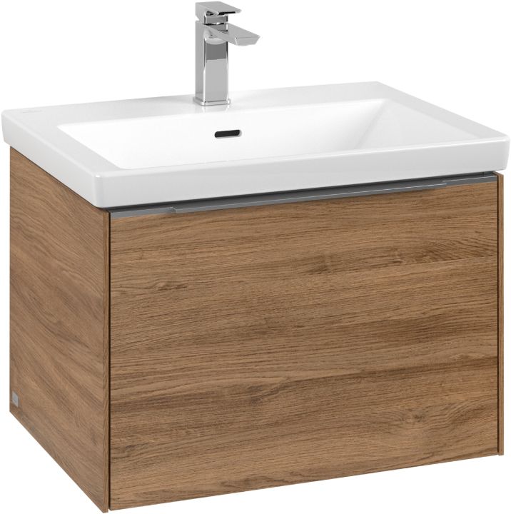 Villeroy & Boch Subway 3.0 armoire 62.2x47.8x42.9 cm sous-lavabo suspendu chêne C575L0RH