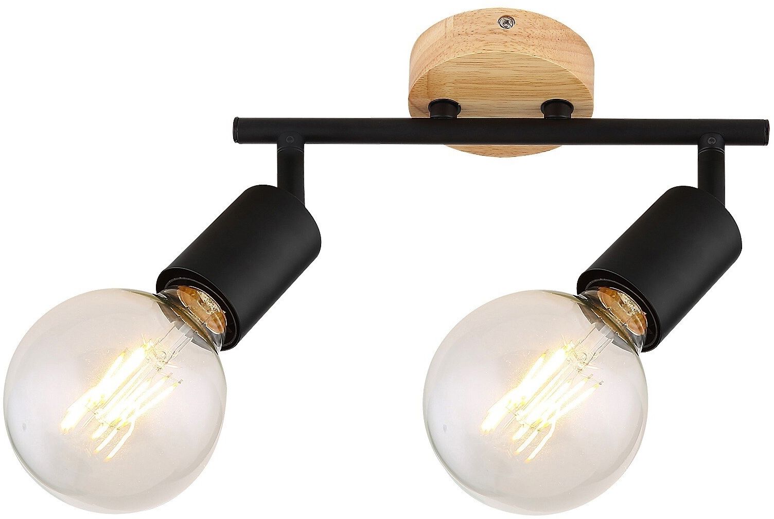 Rabalux Pablo plafonnier 2x40 W noir 3977
