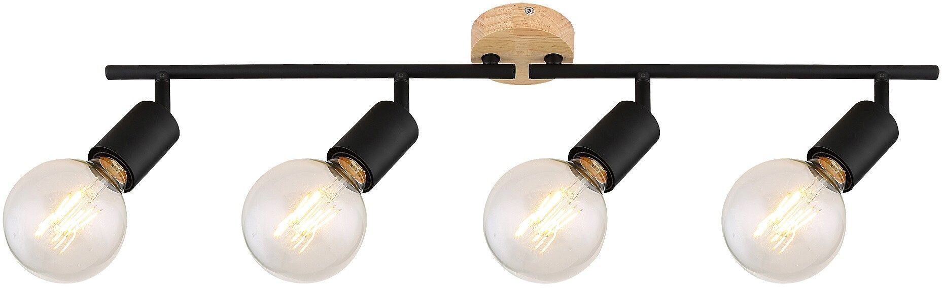 Rabalux Pablo plafonnier 4x40 W noir 3979