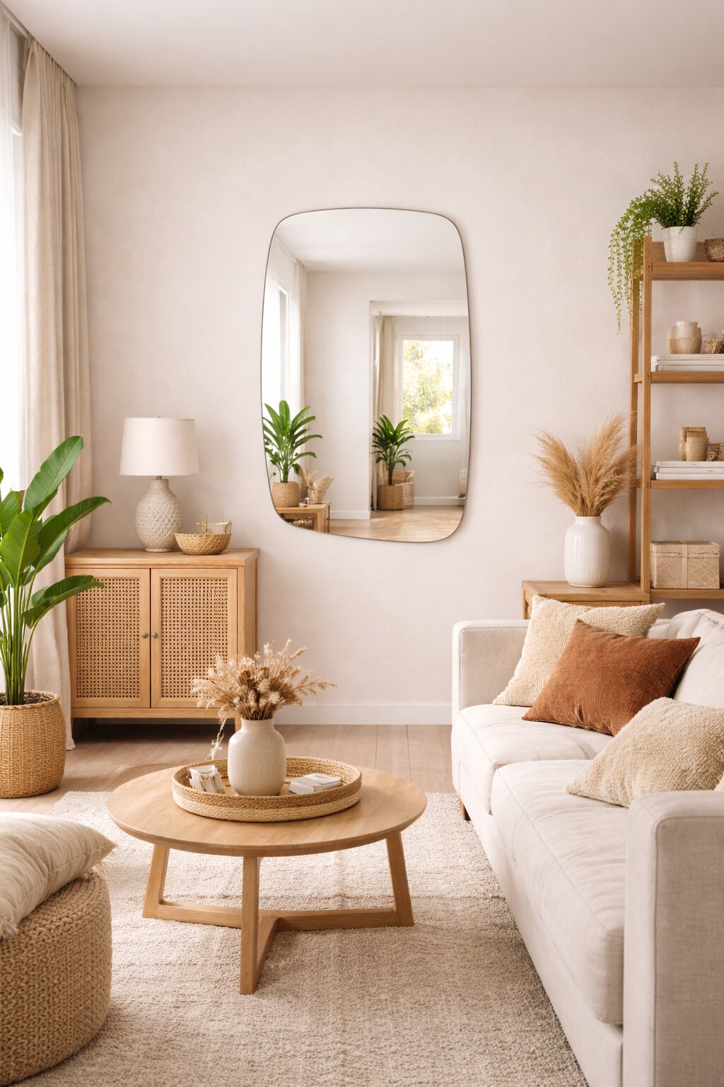 Baltica Design Stone Calm miroir 60x90 cm 5904107933061