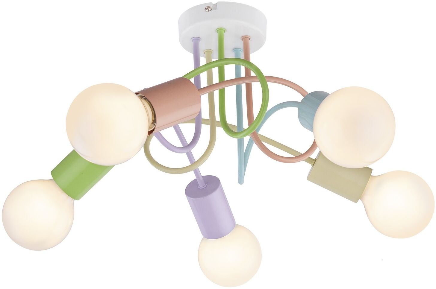 Rabalux Linett plafonnier 5x40 W multicolore 6340