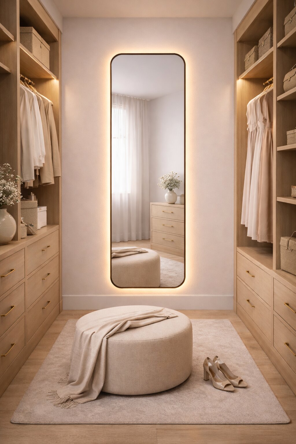Baltica Design Stone Aura miroir 50x155 cm avec éclairage noir 5904107932880