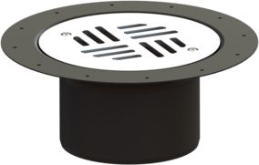 Kessel drain de douche 20 cm acier 27200