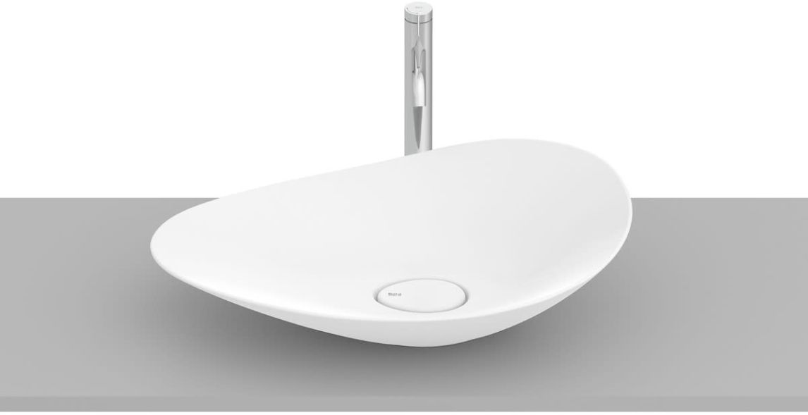 Roca Ohtake lavabo 62.5x38.5 cm à poser blanc A327A1P620