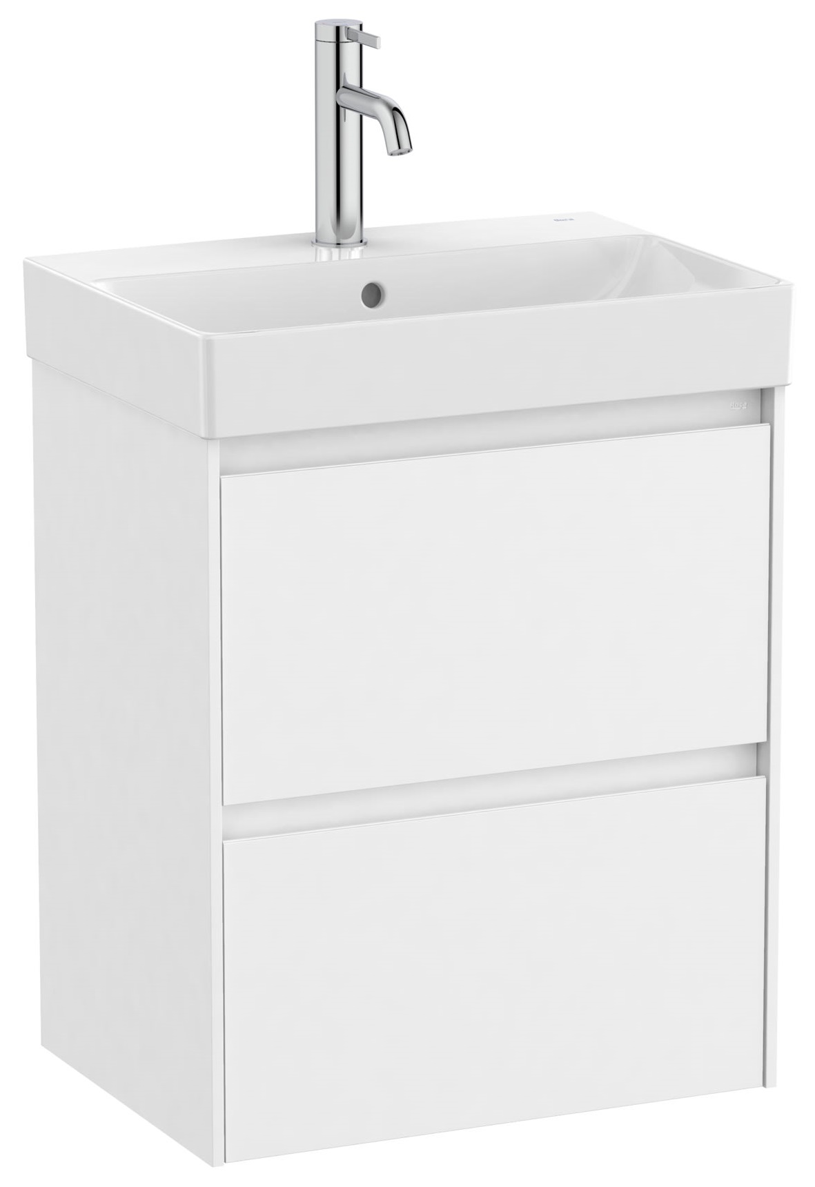 Roca Ona lavabo avec meuble 50 cm blanche A851682509