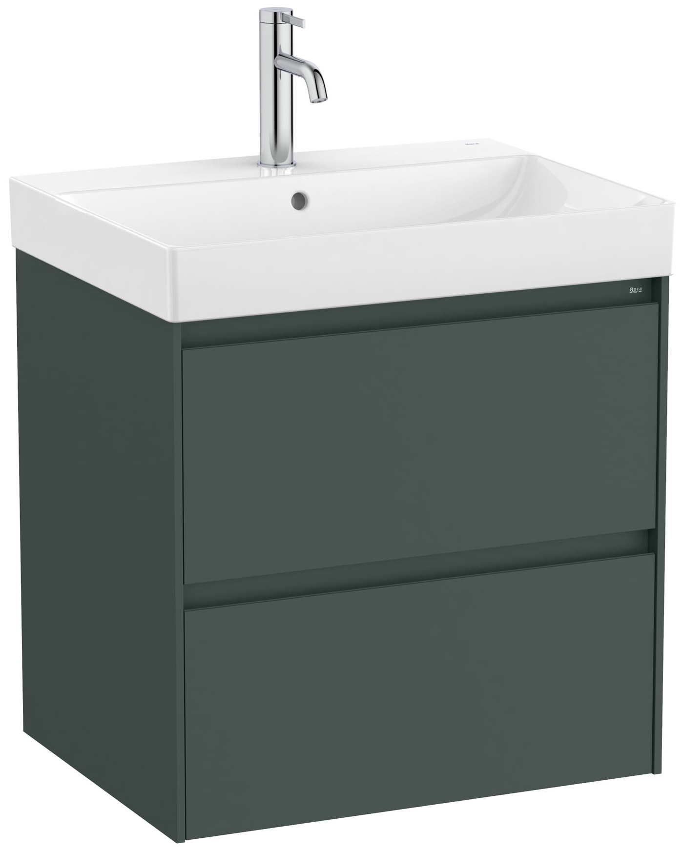 Roca Ona lavabo avec meuble 50 cm vert A851688513