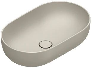 Catalano Sfera lavabo 60x37 cm ovale à poser marron/beige mat 05 2261 0029