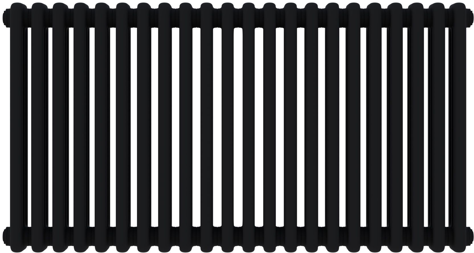 Irsap Tesi 3 radiateur d’intérieur 56.5x108 cm podłączenie inférieur noir IRS-TES-3056-24-K1-2