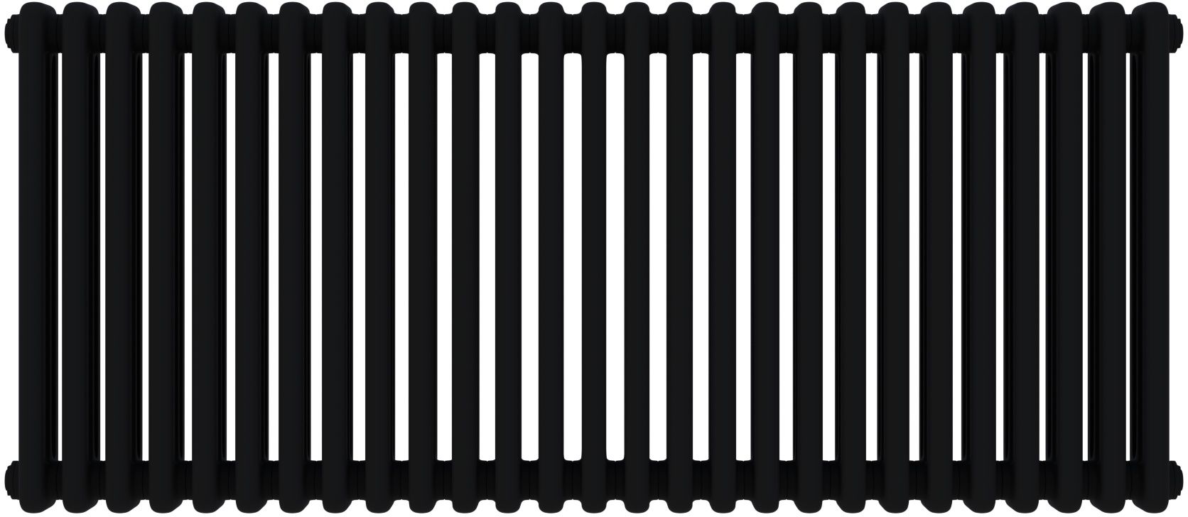 Irsap Tesi 3 radiateur d’intérieur 56.5x121.5 cm podłączenie inférieur noir IRS-TES-3056-27-K1-2