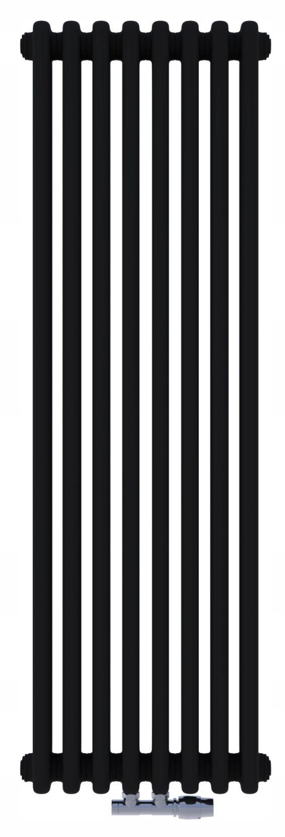 Irsap Tesi 2 radiateur d’intérieur 120x36 cm podłączenie inférieur noir IRS-TES-2120-08-K1-5