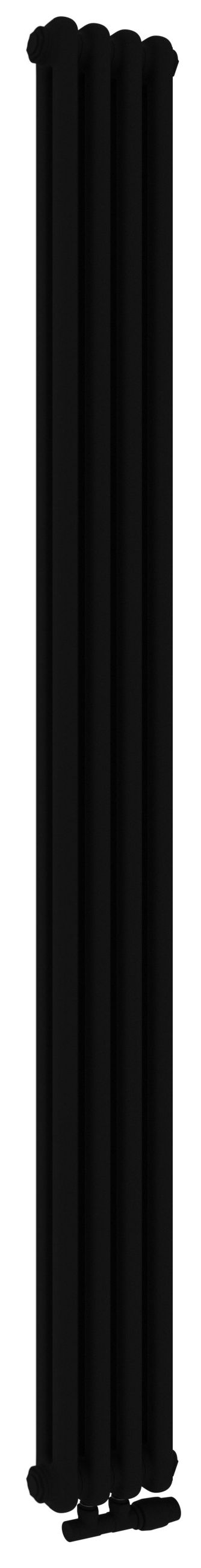 Irsap Tesi 2 radiateur d’intérieur 200x27 cm podłączenie inférieur noir IRS-TES-2200-06 K1