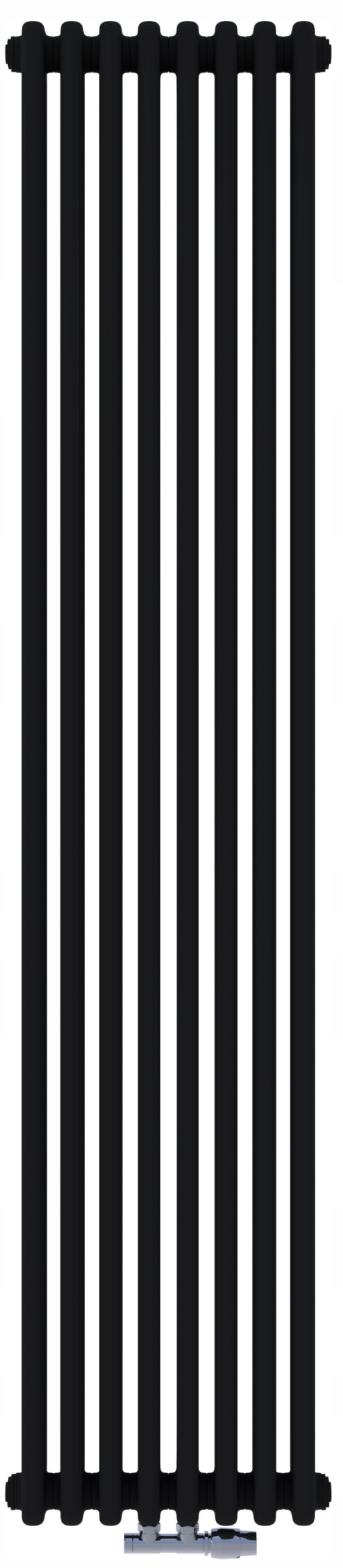 Irsap Tesi 2 radiateur d’intérieur 200x36 cm podłączenie inférieur noir IRS-TES-2200-08-K1