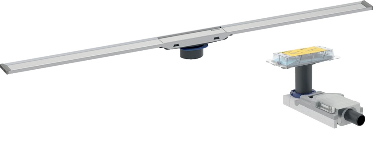 Set drain de douche Geberit CleanLine 154.450.KS.1, drain de douche Geberit CleanLine 154.152.00.1