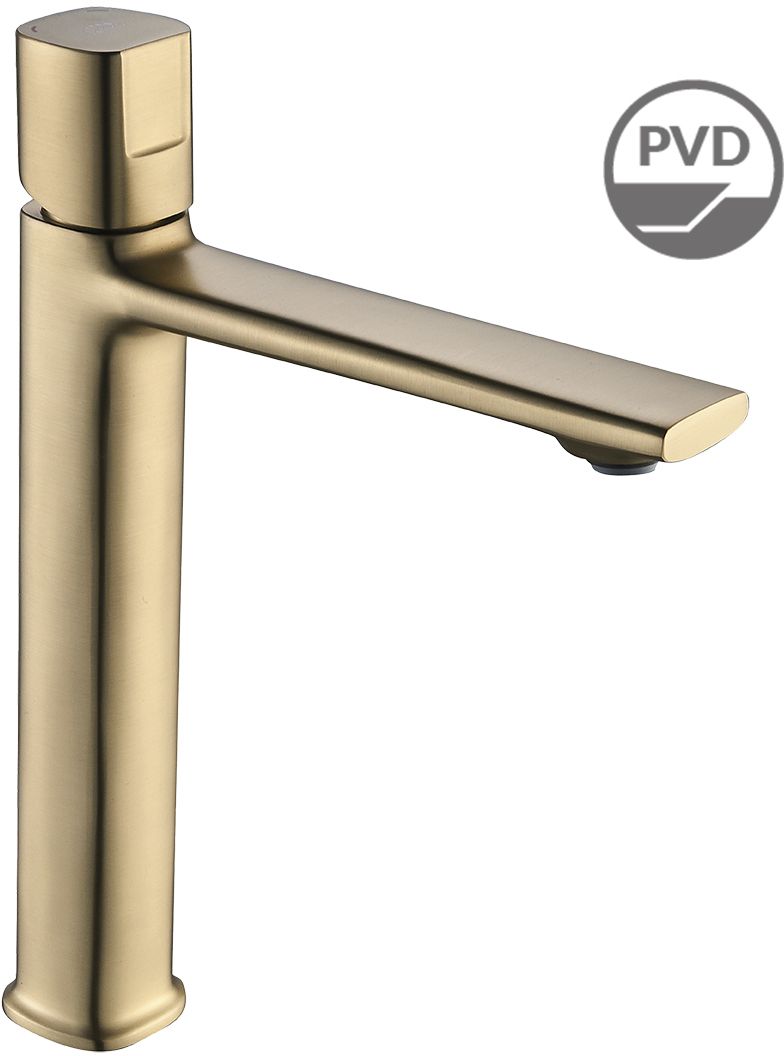 Laveo Tores mitigeur de lavabo sur pied doré BVT_G2ND
