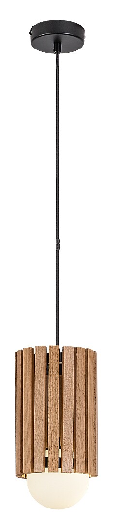 Rabalux Noxelle lampe suspendue 1x5 W noir-bois 72420