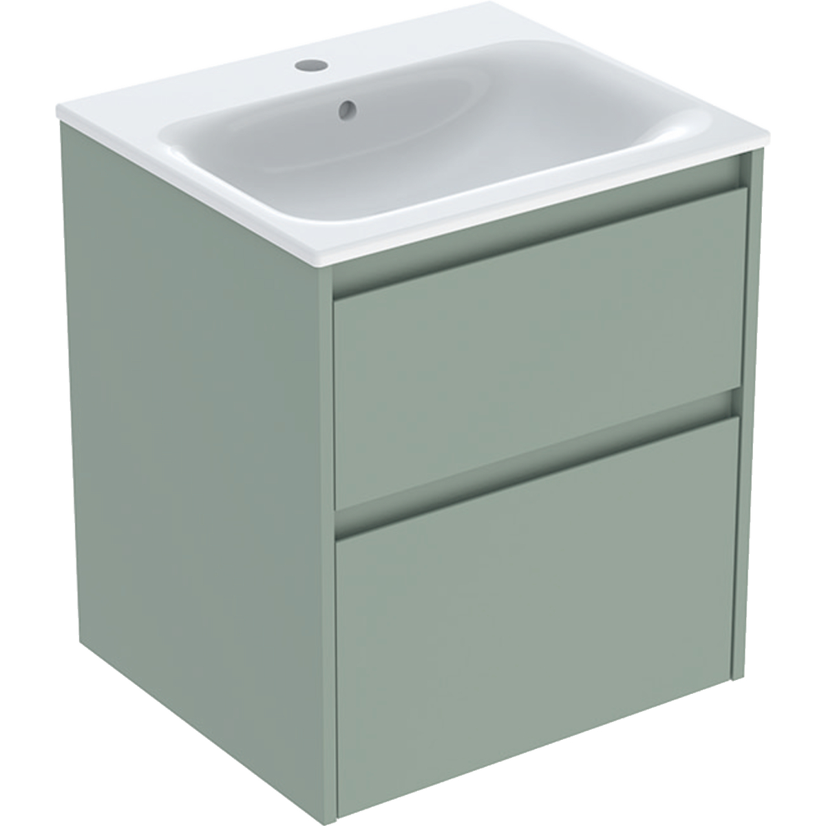 Geberit Selnova Square lavabo avec meuble 55 cm 504.137.IK.1