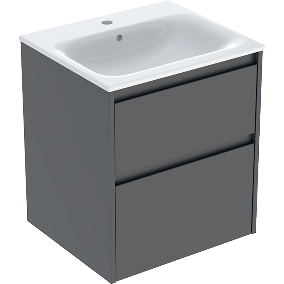 Geberit Selnova Square lavabo avec meuble 55 cm 504.137.JK.1