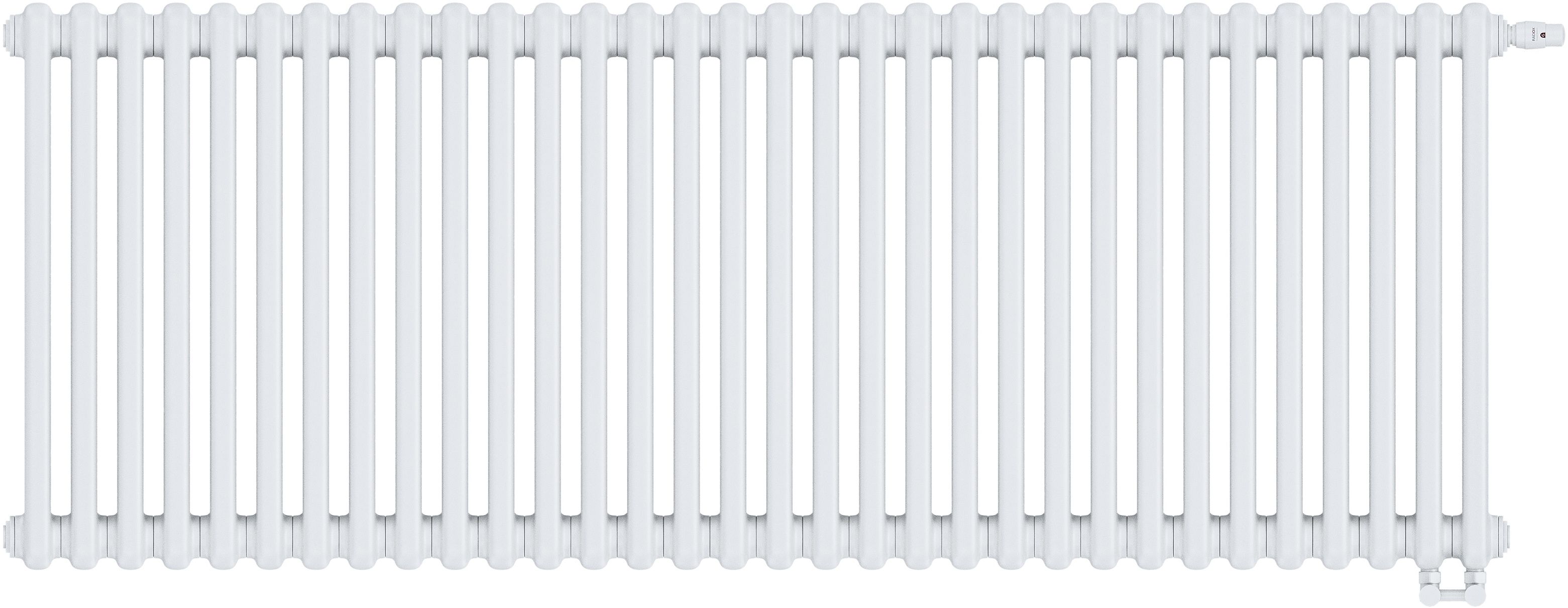 Irsap Tesi 2 radiateur d’intérieur 144x56.5 cm podłączenie inférieur blanc IRS-TES-2056-32-B-25