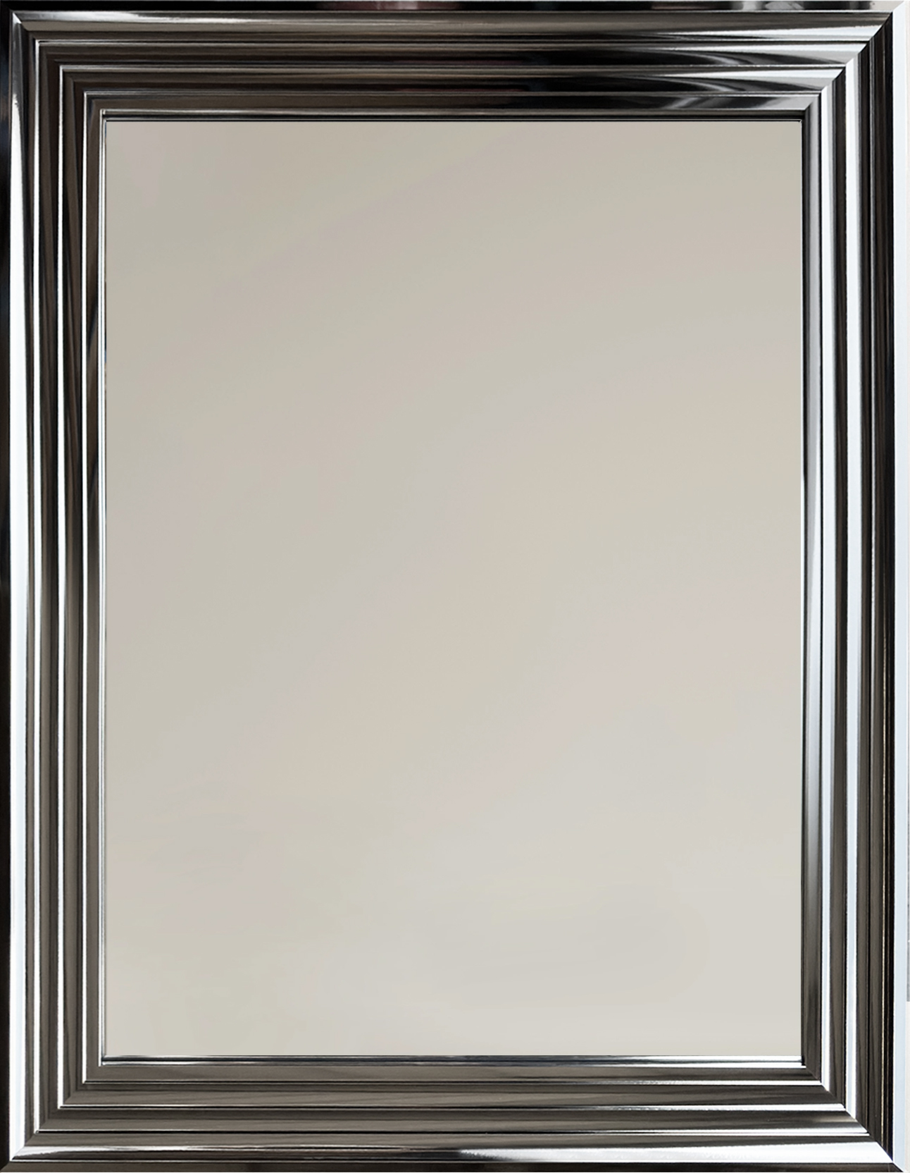 Ars Longa Malaga miroir 144.6x54.6 cm rectangulaire nickel MALAGA40130-N