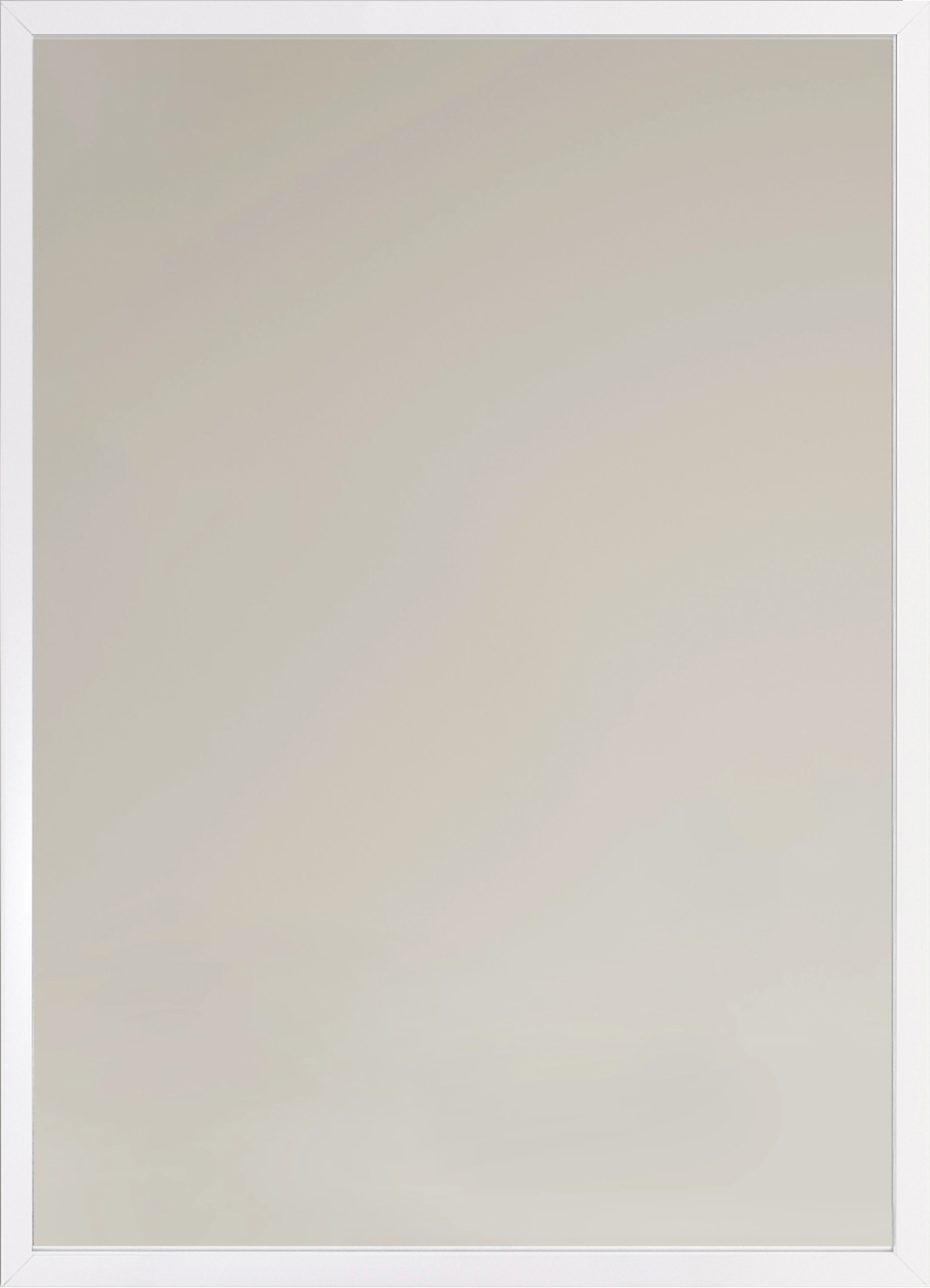 Ars Longa Linea miroir 73x73 cm carré blanc LINEA7070-B