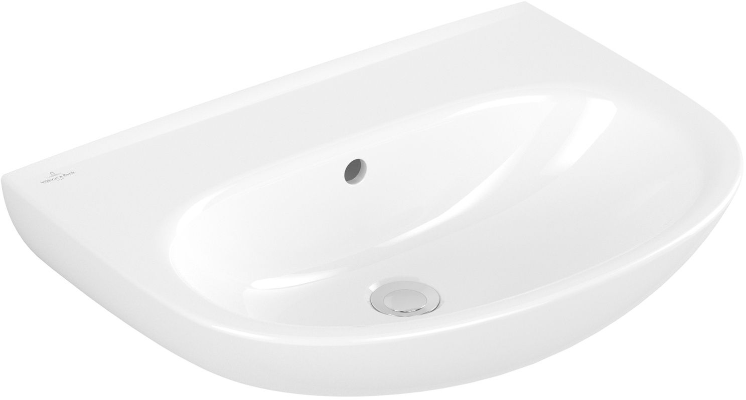 Villeroy & Boch O.Novo lavabo 60x46 cm semi-circulaire classique blanc brillant 4A4062R1