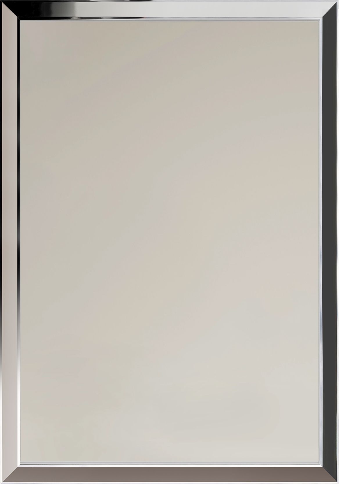 Ars Longa Helsinki miroir 55.2x45.2 cm rectangulaire nickel HELSINKI4050-N