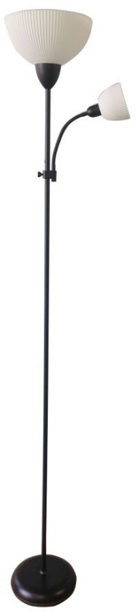 Rabalux Action lampadaire 2x60 W noir 74109