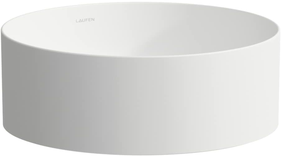 Laufen Living lavabo 37x37 cm ronde à poser blanc H8114357571121
