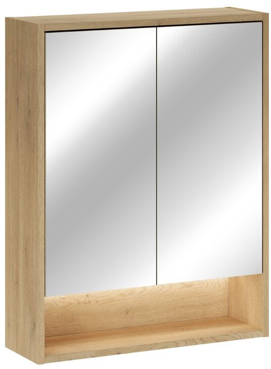 Comad Viola armoire 60x19x77 cm avec miroir chêne CREMONA UN 84-60-2D