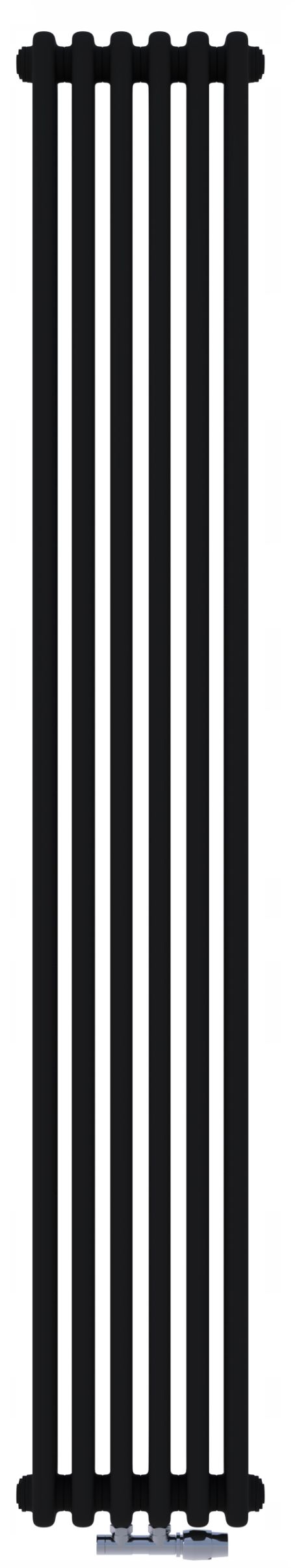 Irsap Tesi 3 radiateur d’intérieur 200x27 cm podłączenie inférieur noir IRS-TES-3200-6-K1-50