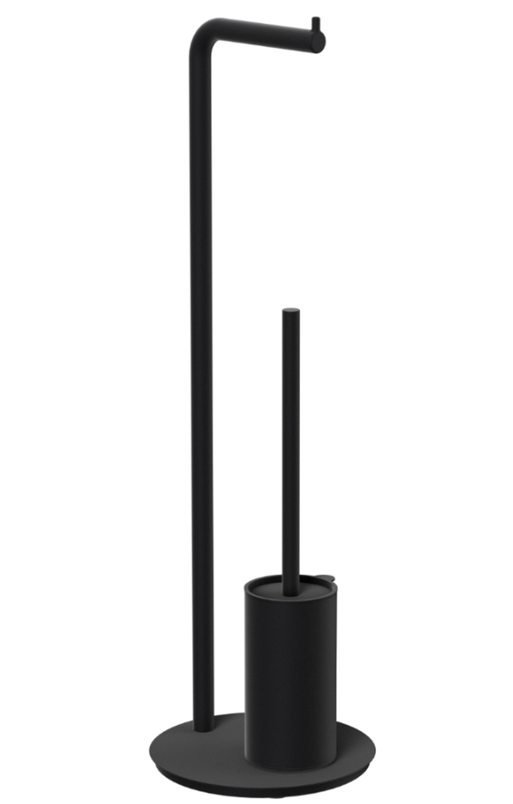 Excellent Fido porte-papier toilette avec brosse wc noir DOEX.1417BL