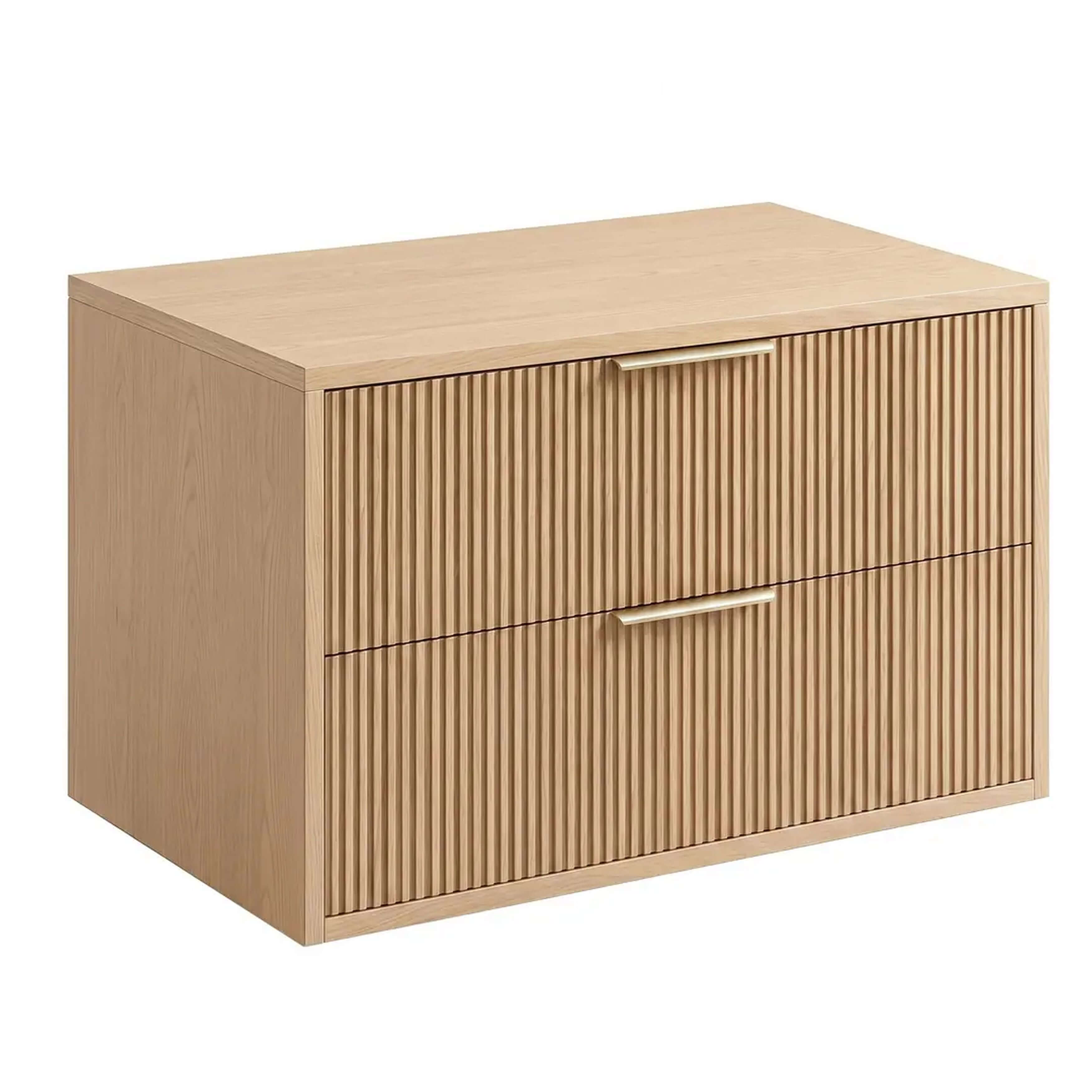 Rea Mono armoire 80x47x48 cm sous-lavabo suspendu beige REA-M0409