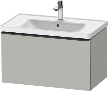 Duravit D-Neo armoire 78.4x45.2x44 cm sous-lavabo suspendu gris DE4255010070000 