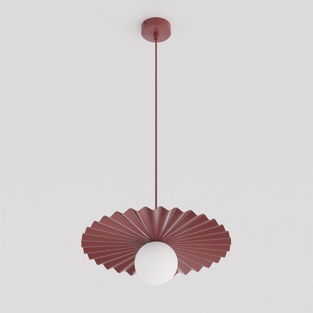 Emibig Umbra lampe suspendue 1x8 W bordeaux 1729/1