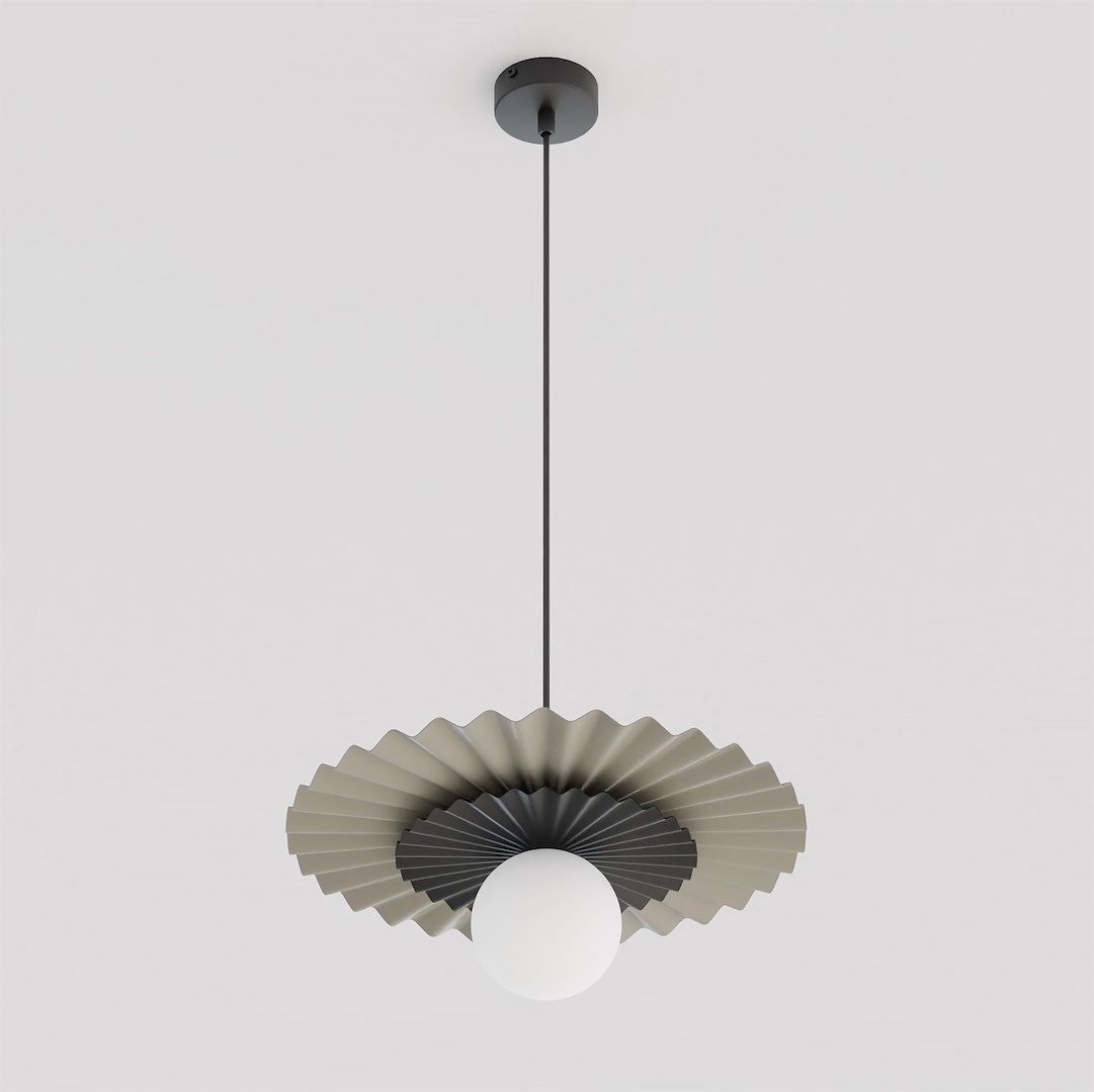 Emibig Umbra lampe suspendue 1x8 W noir-marron 1731/1