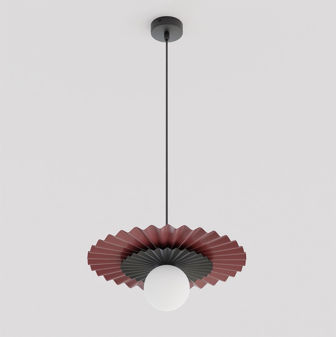Emibig Umbra lampe suspendue 1x8 W noir-bordeaux 1732/1