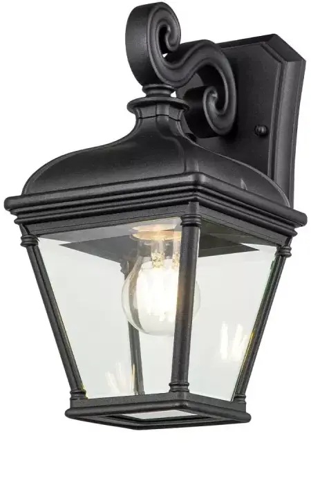 Elstead Lighting Bayview applique murale extérieure 1x60 W noir BAYVIEW-2M-BK