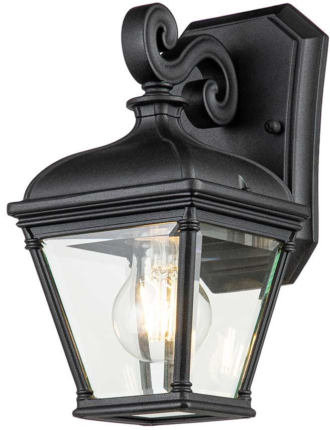 Elstead Lighting Bayview applique murale extérieure 1x60 W noir BAYVIEW-2S-BK