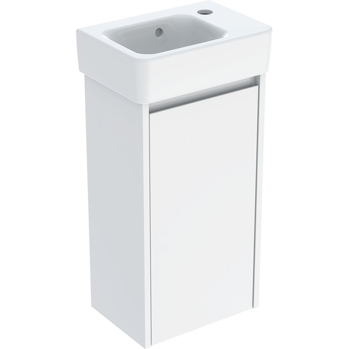 Geberit Selnova Square lavabo avec meuble 36 cm blanche 504.130.01.1