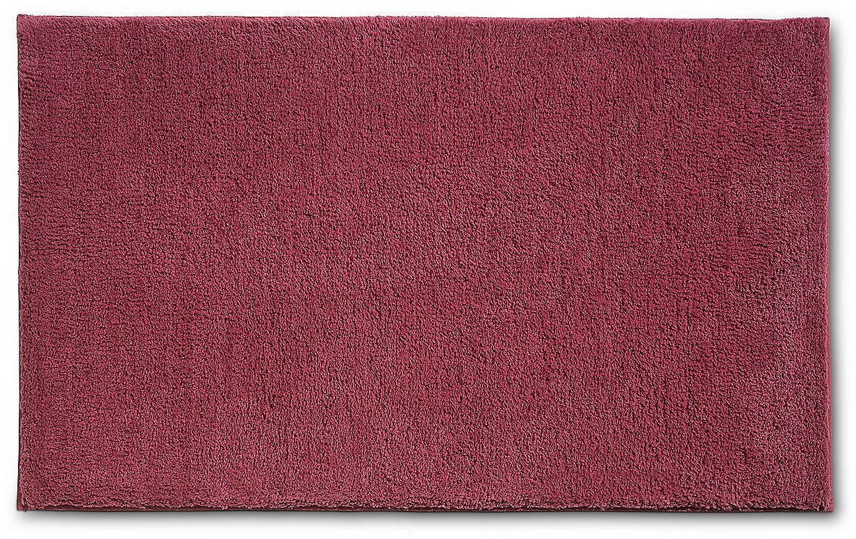 Kela Maja tapis de bain 80x50 cm rectangulaire rouge 23577