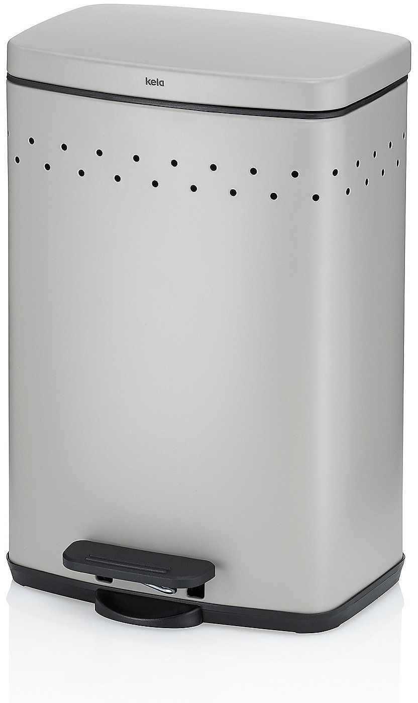 Kela Malaga poubelle 5 l gris 23971