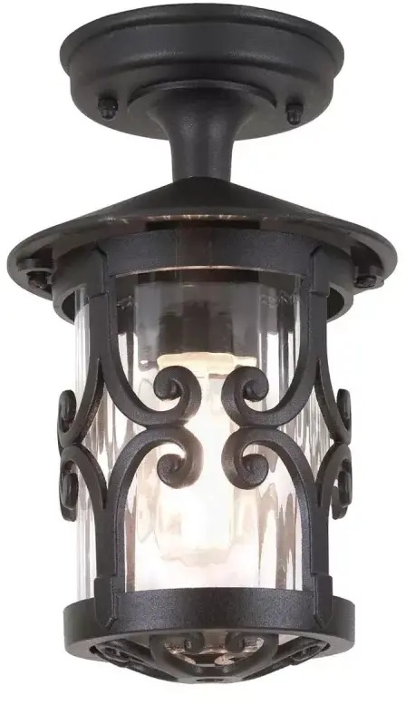 Elstead Lighting Hereford plafonnier extérieur 1x60 W noir BL13A-BLACK
