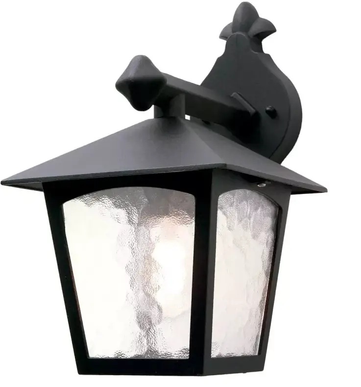 Elstead Lighting York applique murale extérieure 1x60 W noir BL2-BLACK