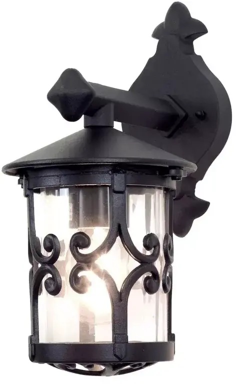 Elstead Lighting Hereford applique murale extérieure 1x60 W noir BL8-BLACK