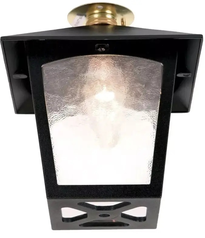 Elstead Lighting York plafonnier extérieur 1x60 W noir BL6C-BLACK