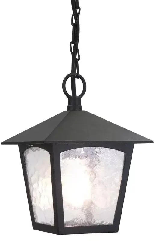 Elstead Lighting York lampe suspendue 1x60 W noir BL6B-BLACK