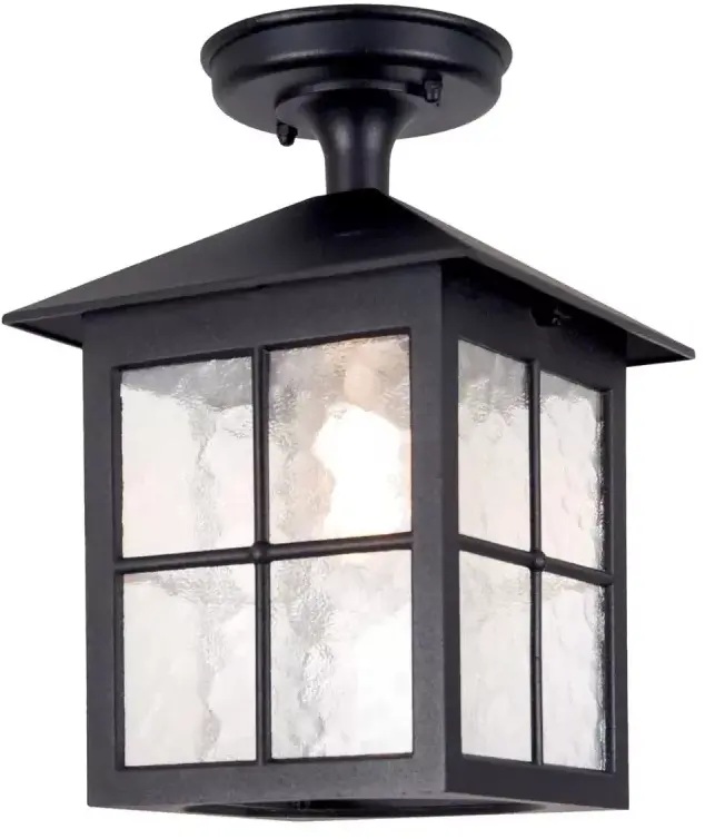 Elstead Lighting Winchester plafonnier extérieur 1x60 W noir BL18A-BLACK