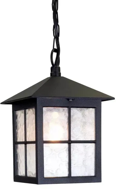 Elstead Lighting Winchester lampe suspendue 1x60 W noir BL18B-BLACK