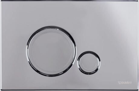 Duravit DuraSystem bouton de chasse d'eau pour WC chrome brillant WD5010021000
